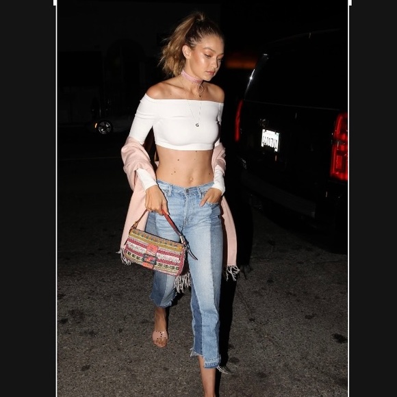 AUTH FENDI VINTAGE TAPESTRY FLORAL BEADED TEXTURED JEWELED SNAKE MINI TOTE BAG!! - Picture 3 of 14